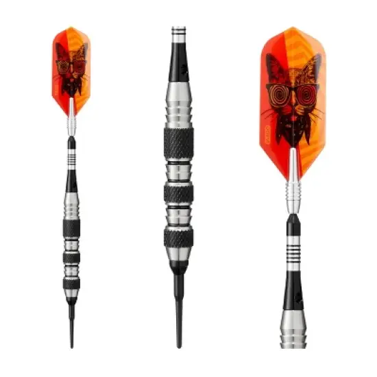 Viper The Freak Soft Tip Darts Knurled and Shark Fin Barrel -18gms image {2}