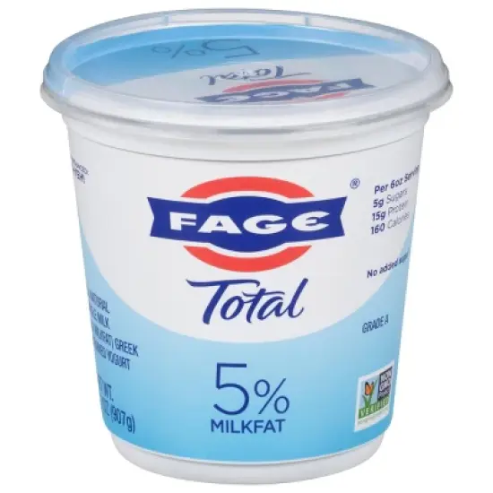FAGE Total 5% Milkfat Plain Greek Yogurt image {3}
