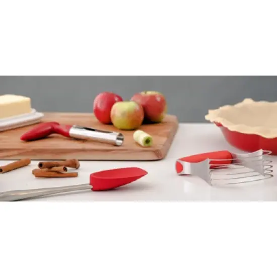 Cuisipro 5.25 Inch Deluxe Pastry Blender, Red image {5}