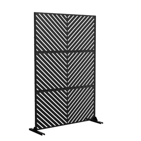 Dovelina Metal Outdoor Privacy Screen Patio Decorative Screens Freestanding Privacy Panels Privacy Fence image {8}