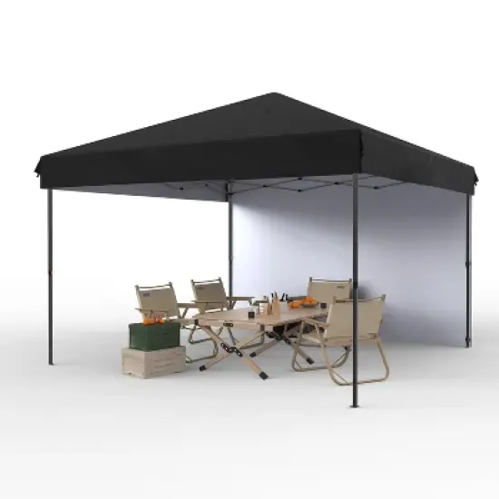 10'x10'Pop Up Canopy Tent, Easy to Set Up and Take Down,1 Around Cloth,for Outdoor Events, Patio, Party, Camping image {6}