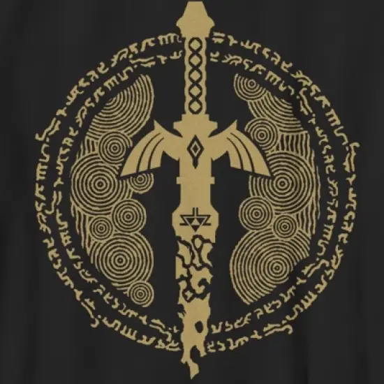 Boy's Nintendo The Legend of Zelda: Tears of the Kingdom Master Sword Icon T-Shirt image {1}