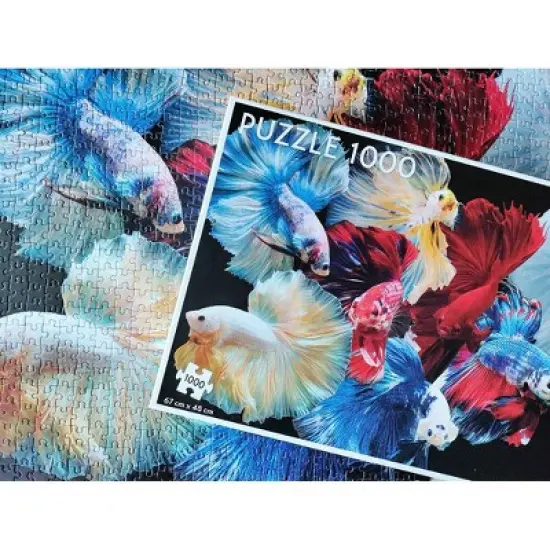 Tactic Fighting Fish Jigsaw Puzzle - 1000pc image {2}