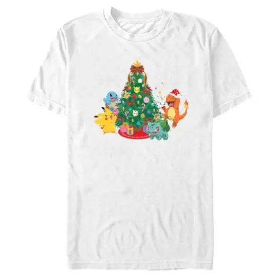 Men's Pokemon Christmas Tree Characters T-Shirt image {5}