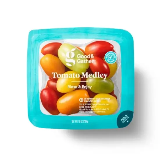 Fresh Medley Tomatoes - 10oz - Good & Gather&trade; (Packaging May Vary) image {4}