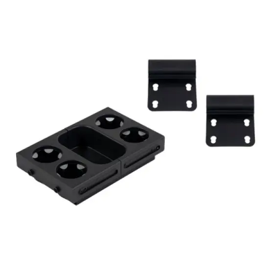 Larktale Universal Stroller/Wagon Snack Tray and Cup Holder - Black image {9}