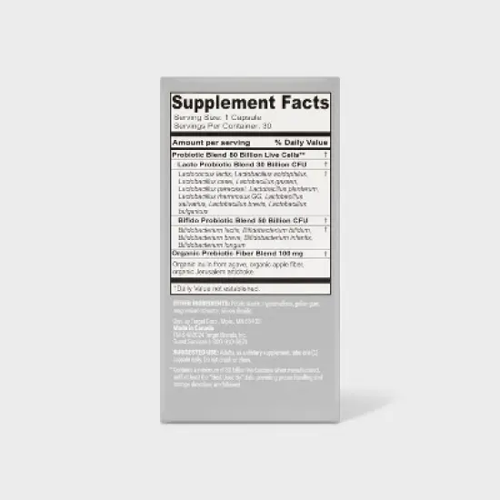 Critical Care Probiotic Capsules - 30ct - up&up&trade; image {3}