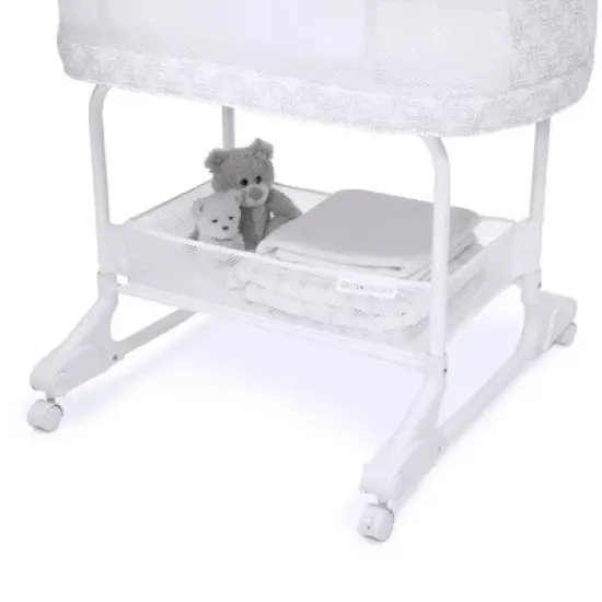 Delta Children SleepCool Rocking Bassinet with Airflow Mesh image {4}