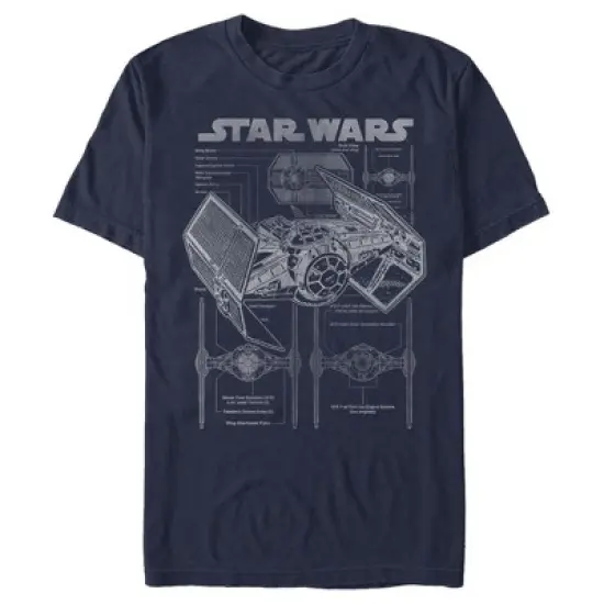 Men's Star Wars TIE Fighterprint T-Shirt image {12}