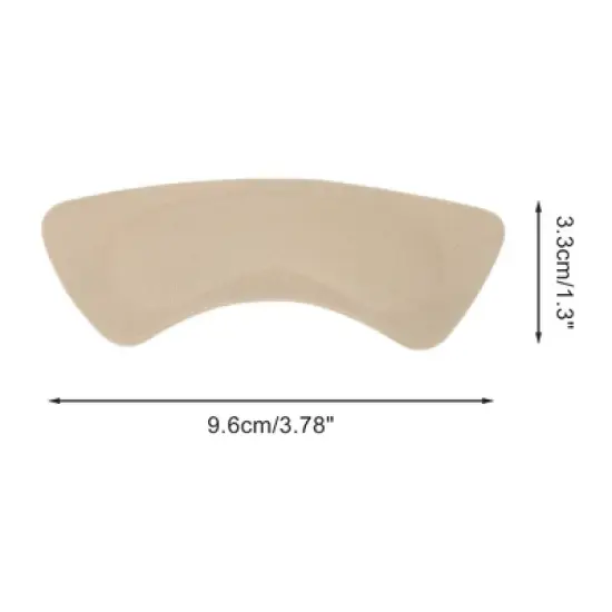 Unique Bargains Fan-shaped Heel Pads 6 Pair image {3}