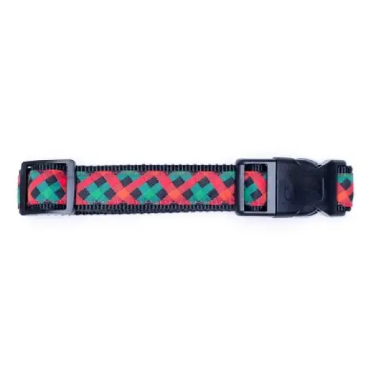 The Worthy Dog Holiday Check Dog Collar image {4}