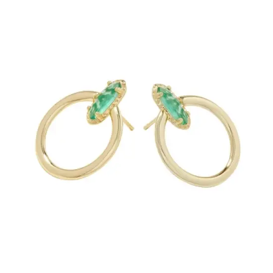 Kendra Scott Emma Open Frame Hoop Earrings image {2}