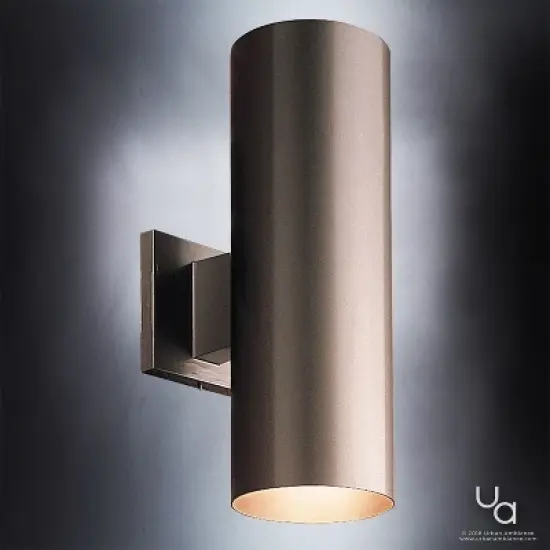 Urban Ambiance Luxury Contemporary Outdoor Wall Light,  14"H x 5"W,  Olde Bronze Finish, UHP1060 image {3}