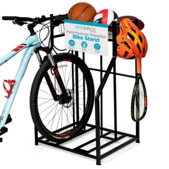 BIRDROCK HOME 2 Bike Stand Rack with Storage image {8}