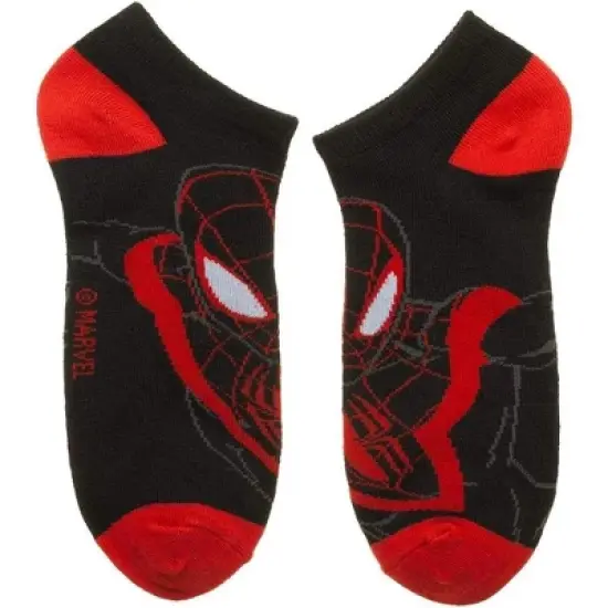 Spiderman Miles Morales 5 Pair ankle socks for Men image {3}