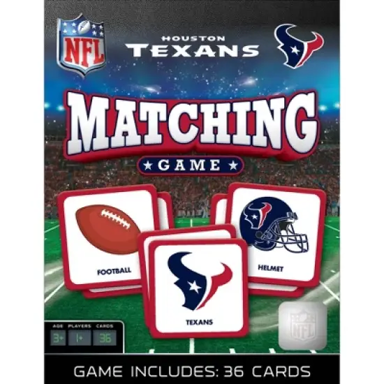 MasterPieces Officially Licensed NFL Houston Texans Matching Game for Kids and Families image {1}
