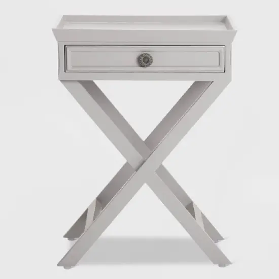 Ashby Nightstand with Drawer Gray - Finch image {6}