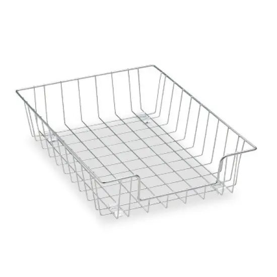 Fellowes Wire Desk Tray Organizer Wire Silver 60012 image {1}