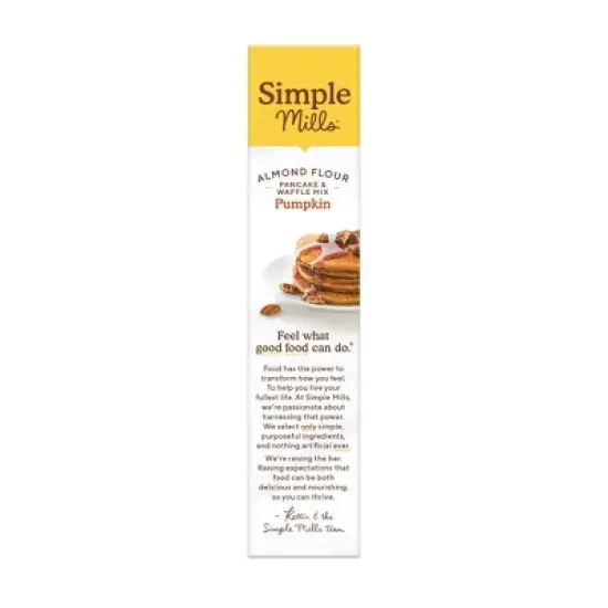 Simple Mills Pumpkin Almond Flour Pancake and Waffle Mix - 10.7oz image {2}