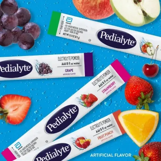 Pedialyte Electrolyte Powder Variety Pack - 8ct/2.4oz image {2}