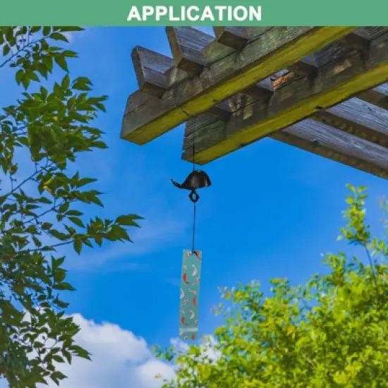 Unique Bargains Metal Japanese Garden Decorative Wind Chime 1 Pc image {4}