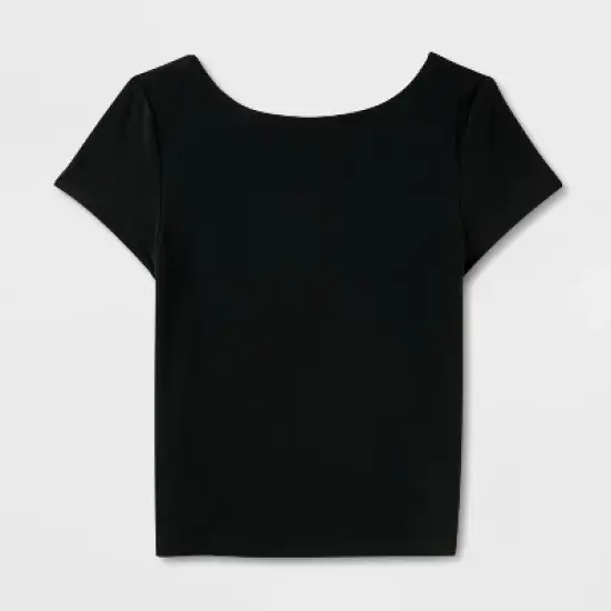 Women's Short Sleeve Boatneck Synthetic T-Shirt - Wild Fable&trade; image {3}