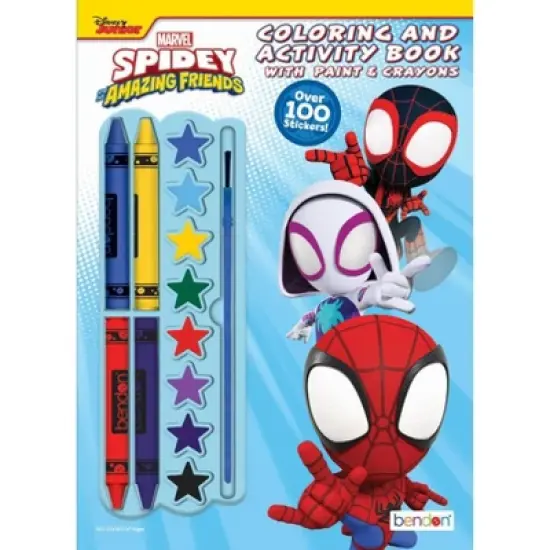 Spidey & his Amazing Friends Crayon & Paint Activity Book image {4}