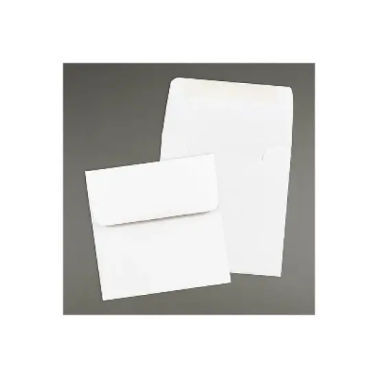 JAM Paper 4.5 x 4.5 Square Invitation Envelopes White 439911145 image {3}