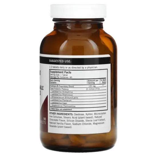 Kirkman Labs Children's Chewable Pro-Bio Gold, Chocolate, 90 Tablets image {1}