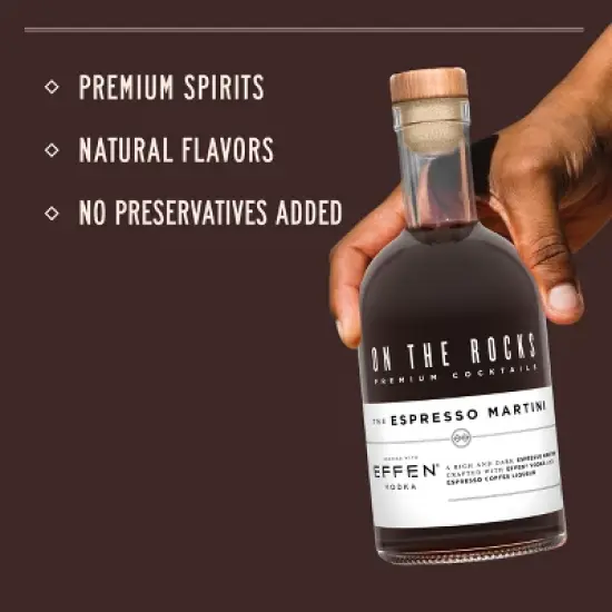 On The Rocks OTR Espresso Martini Cocktail - 375ml Bottle image {3}