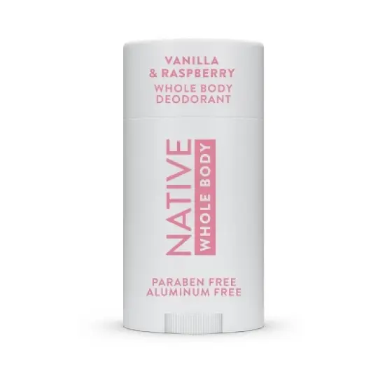 Native Whole Body Solid Deodorant - Vanilla & Raspberry - 2.4oz image {12}