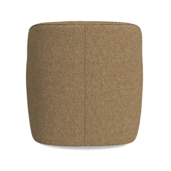 HomePop Upholstered Swivel Accent Chair Light Tan image {2}