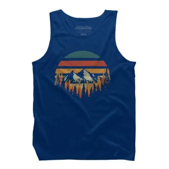 Men's Design By Humans Deeply Wild By orangedan Tank Top image {7}