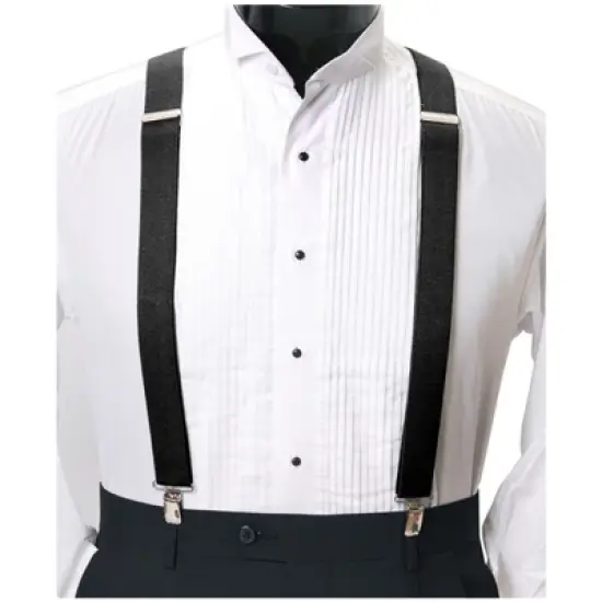 Men's X-back Metal Clip Fastening Suspenders image {4}