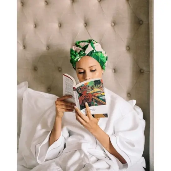 Kitsch Luxury Shower Cap - Palm Leaves image {7}