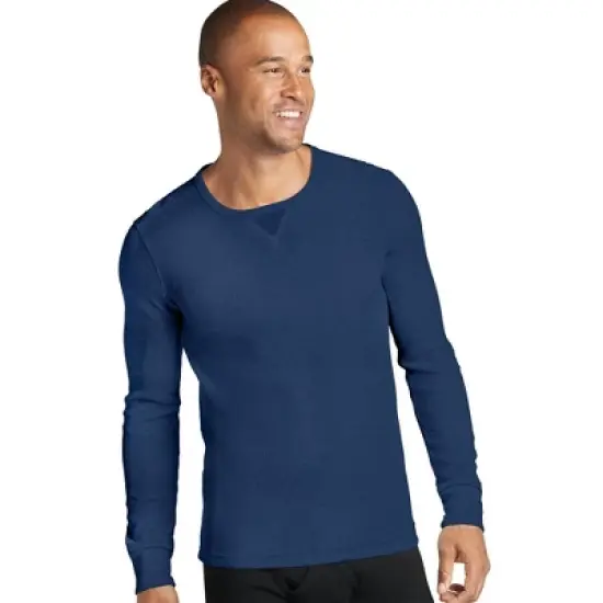 Jockey Men's Tall Man Long Sleeve Waffle Crew image {5}