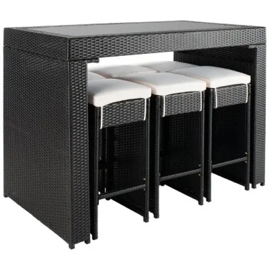 Horus Dining Set - Outdoor - PAT7502 - Safavieh image {3}