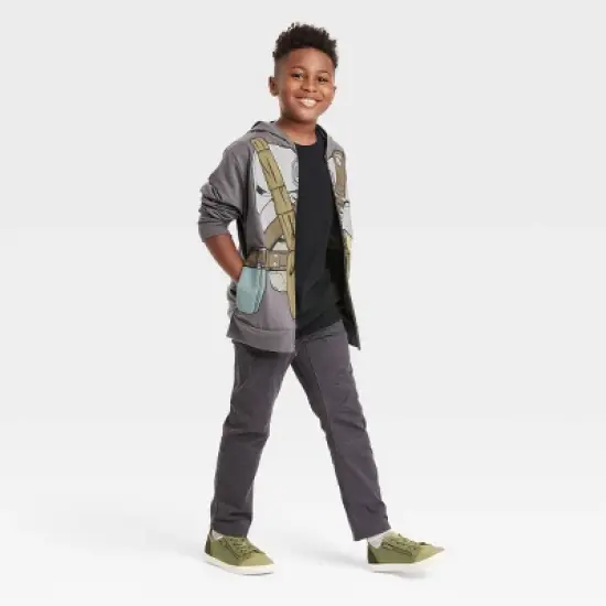 Boys' Star Wars: The Mandalorian The Child Cosplay Sweatshirt - Charcoal Gray image {2}