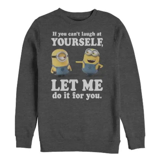Men's Despicable Me Minion Laugh At You Sweatshirt image {2}