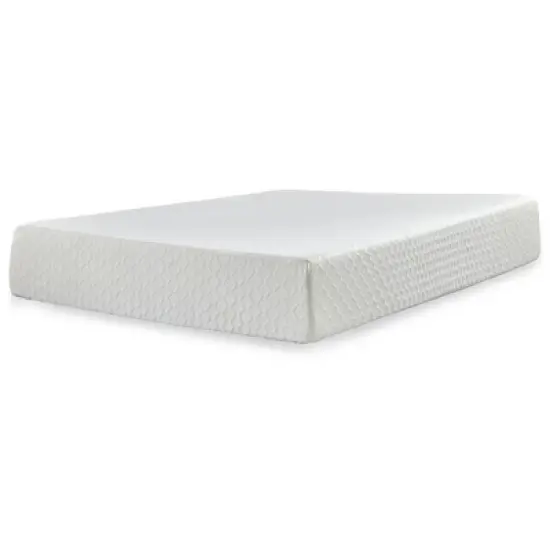 Signature Design by Ashley 12 Inch Chime Medium Firm Charcoal Gel & Green Tea Infused Memory Foam Mattress for Pressure Relief image {4}