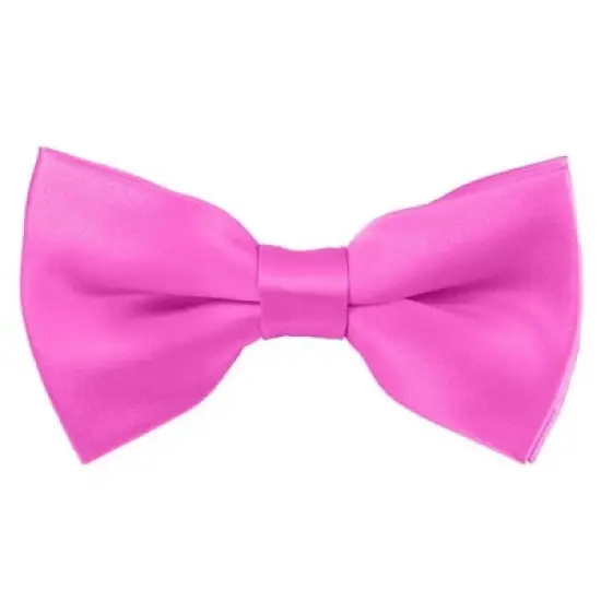 Men's Solid Color 2.5 W And 4.5 L Inch Pre-Tied adjustable Bow Ties image {6}