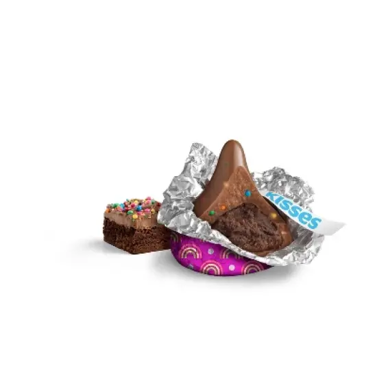 Hershey's Kisses Rainbow Brownie Flavored Share Bag Candy - 9oz image {2}