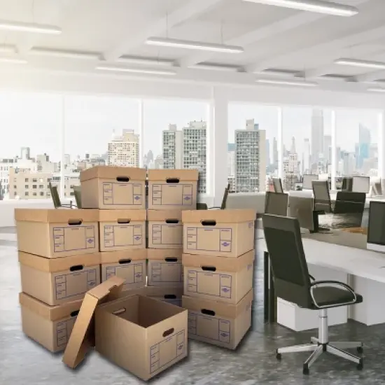 UBMOVE Office Moving Storage Boxes (6 Pack) Miracle File Moving Boxes image {9}