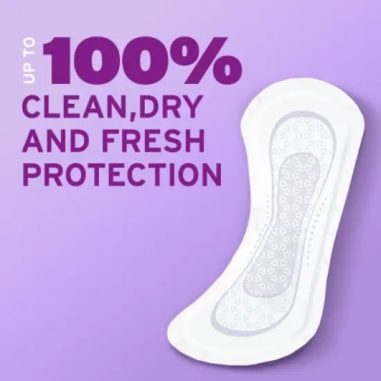 Poise Daily Incontinence Liners - Long - 2 Drop Very Light - 81ct image {7}