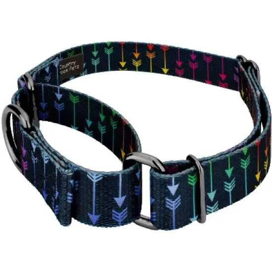 Country Brook Petz Martingale Dog Collar - Chevron and Arrows Collection image {3}