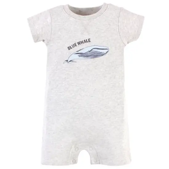 Touched by Nature Unisex Baby Organic Cotton Rompers, Endangered Seal image {3}