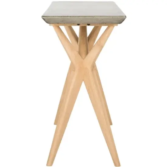 Ragna Concrete Console - Dark Grey - Safavieh image {4}