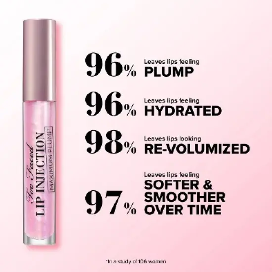 Too Faced Lip Injection Maximum Plump Extra Strength Hydrating Lip Plumper - 0.14 fl oz - Ulta Beauty image {5}