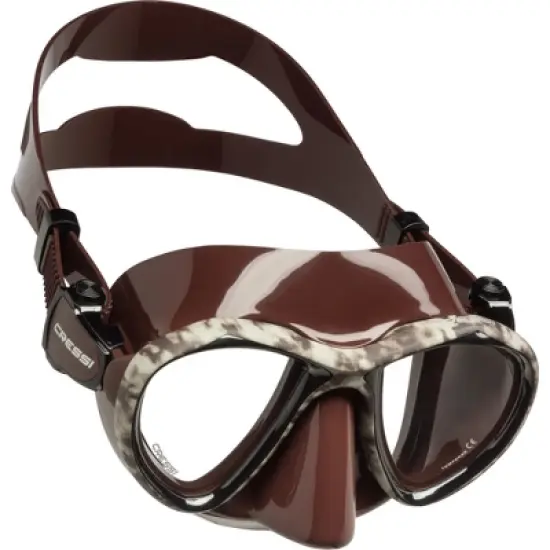 Cressi Adult Free Diving Photographer Low Volume Mask with Silicone Skirt- Metis Quality Since 1946 image {3}