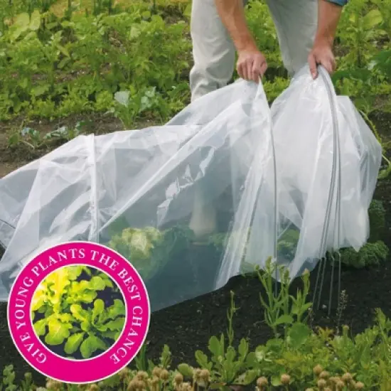 Easy Poly Tunnel &ndash; Durable UV-Stabilized Polyethylene, Galvanized Steel Hoops, Ideal for Early Planting and Protection image {2}